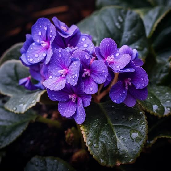 2. African Violet (Saintpaulia)